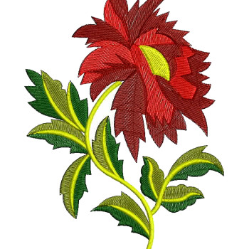 Rad Daisy Flower Applique Embroidery Design 25106