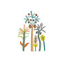 Realistic Mini Coconut Tree Embroidery Design