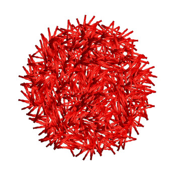 Red Tilak Circle Embroidery Design