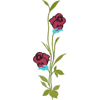 Rose Embroidery Design