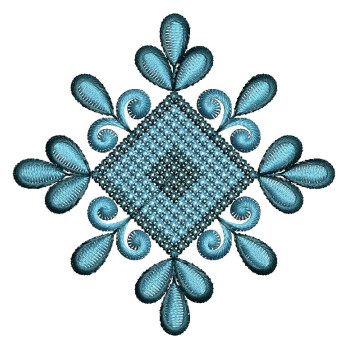 Saree Border Butta Embroidery Design 25041