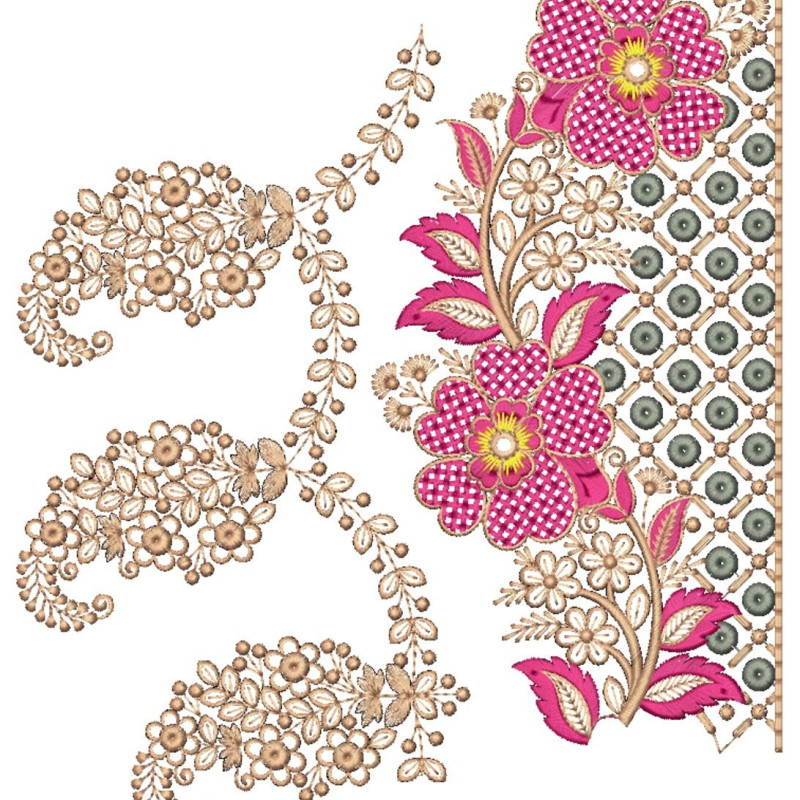 Saree Border Designs For Embroidery 26237