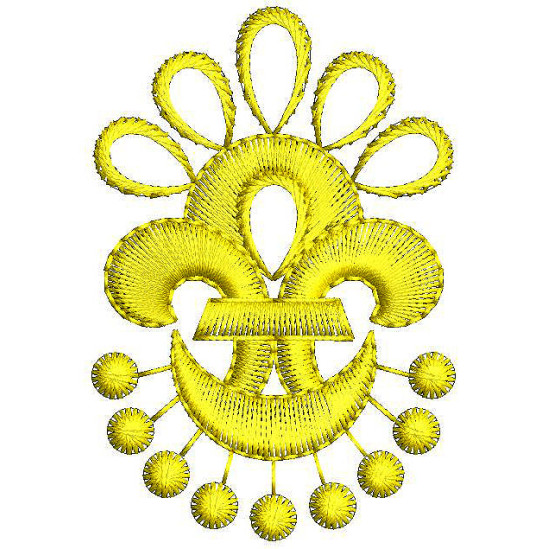 Saree Border Small Applique Embroidery Design 24920