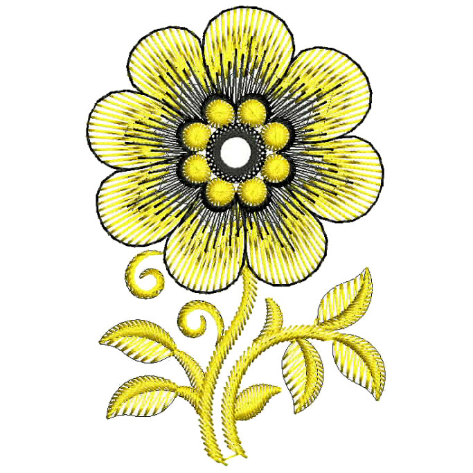 Scarf Embroidery Design 26199