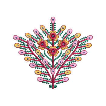 Sequins Butta Embroidery Design