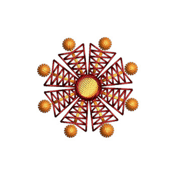 Shawl Embroidery Pattern