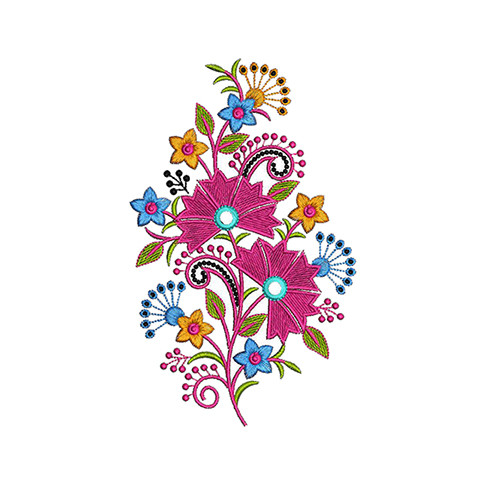 Shoulder Bag Embroidery Design