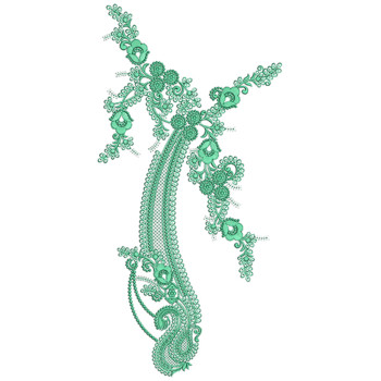 Shower Curtain Embroidery Pattern