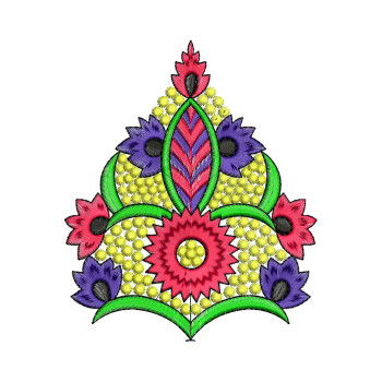 Simple Butta Blouse Embroidery Design