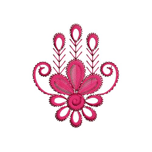 Simple Butti Embroidery Design
