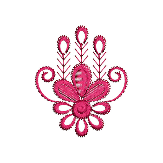 Simple Butti Embroidery Design