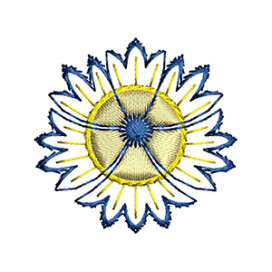 Simple Circle Design For Machine Embroidery