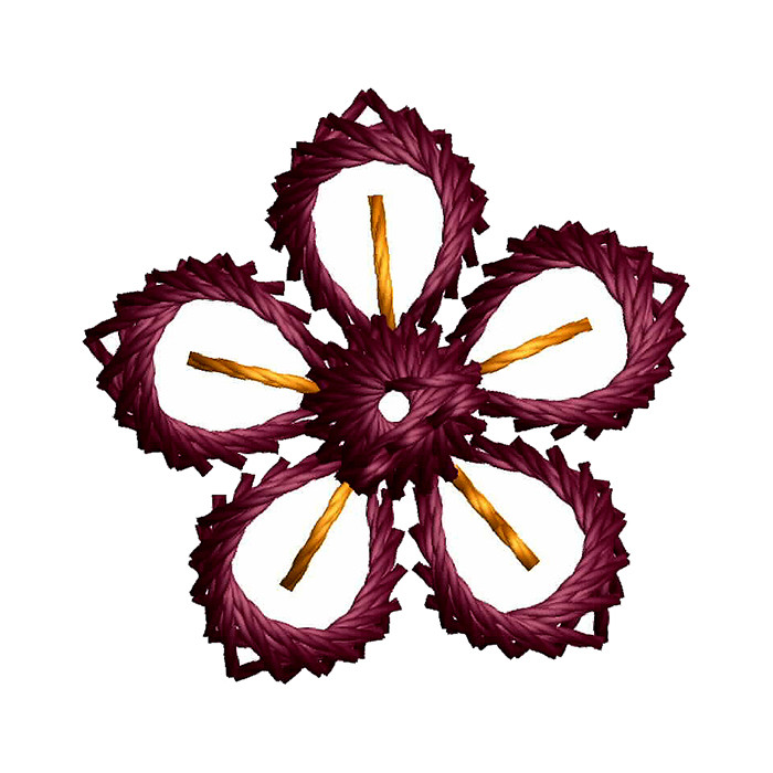 Simple Floral Embroidery