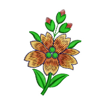 Simple Flower Embroidery