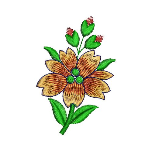 Simple Flower Embroidery
