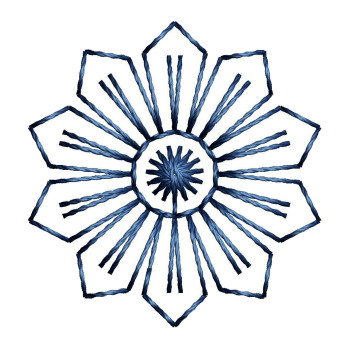 Simple Flower Stitch Embroidery