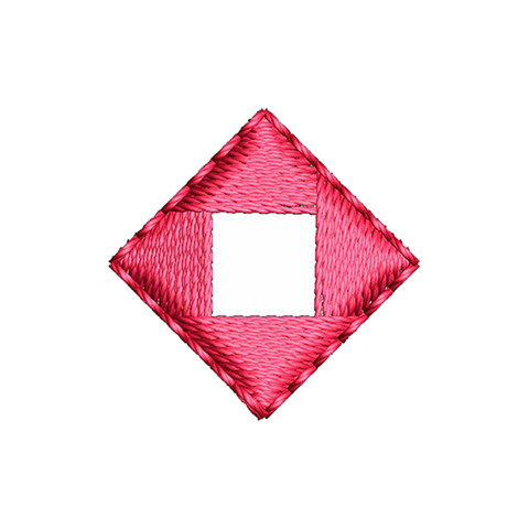 Simple Geometric Embroidery Design