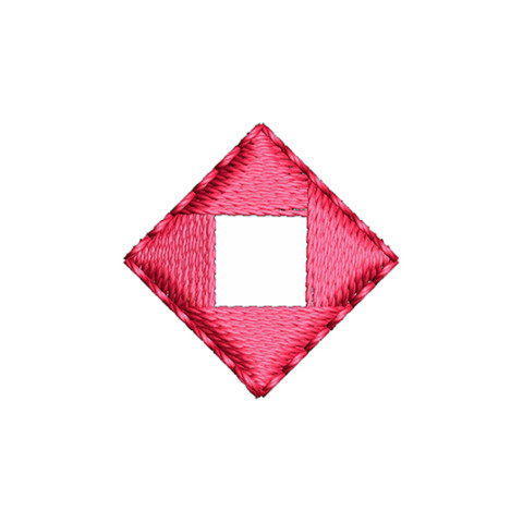 Simple Geometric Embroidery Design