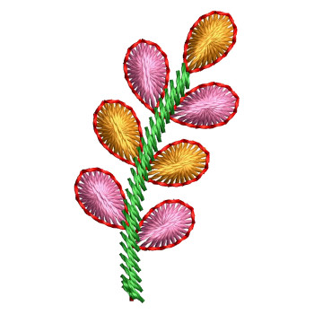 Simple Handkerchief Embroidery Design