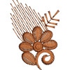 Small Butta Embroidery Design 25078