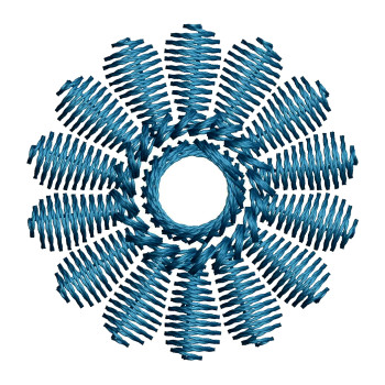 Small Butti Embroidery Pattern