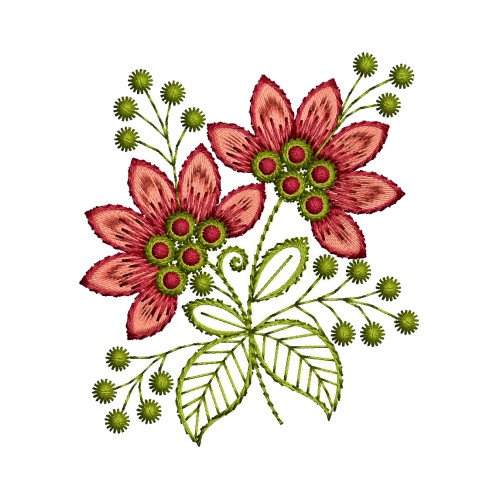 Small Embroidery Flower