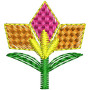 Small Floral Embroidery Design 26233
