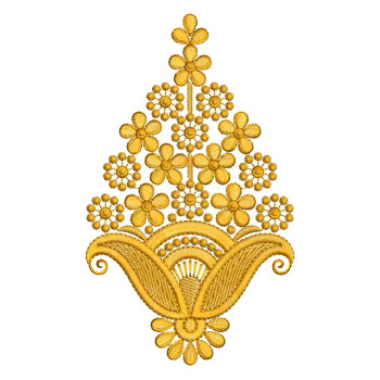 Small Flower Embroidery Design