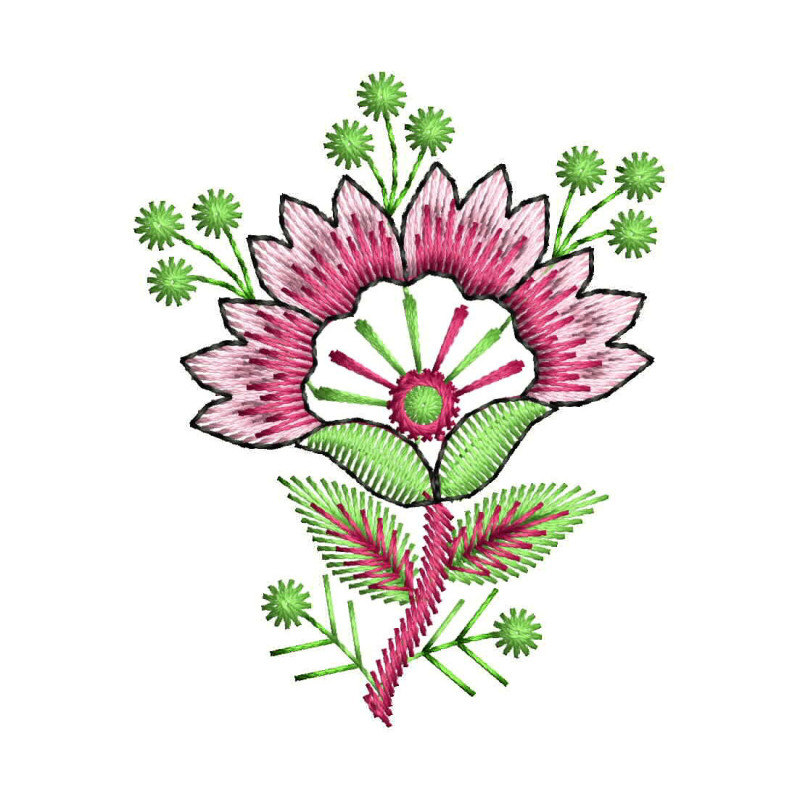 Small Flower Embroidery For Shoes