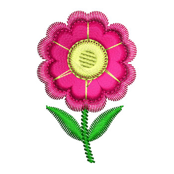 Small Flower Embroidery Pattern