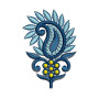 Small Paisley Embroidery Design