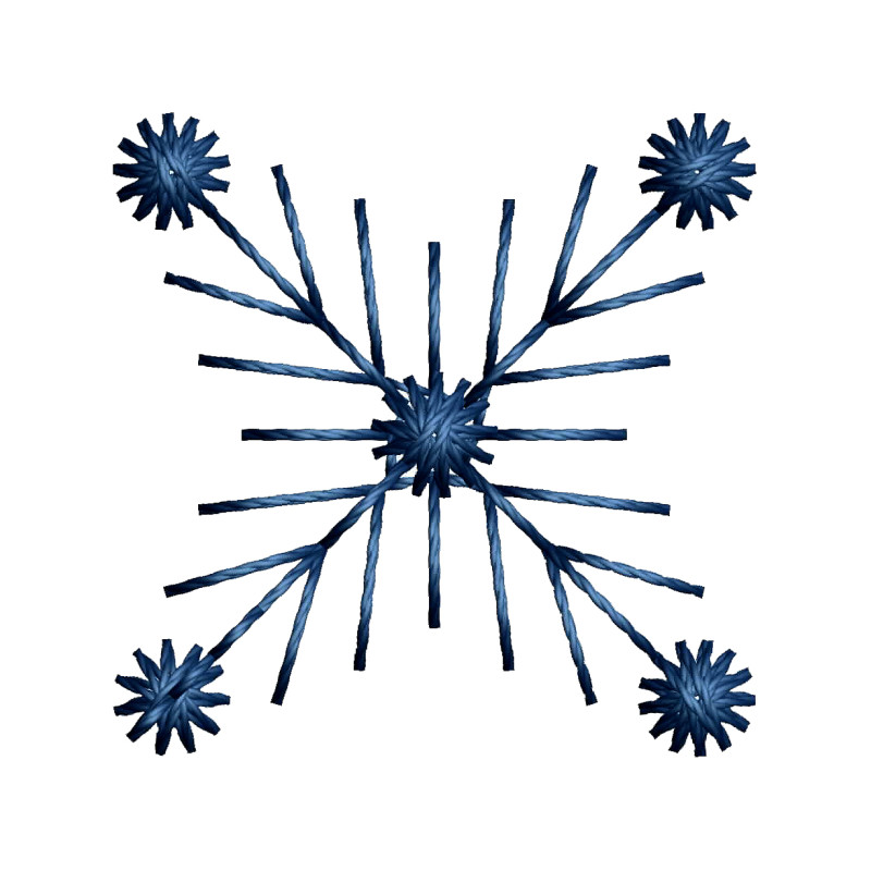 Snowflake Embroidery Design
