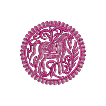 South Indian Horse Embroidery