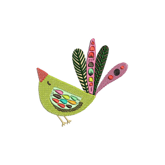 Sparrow Machine Embroidery Design