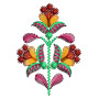 Spring Flowers Embroidery Design