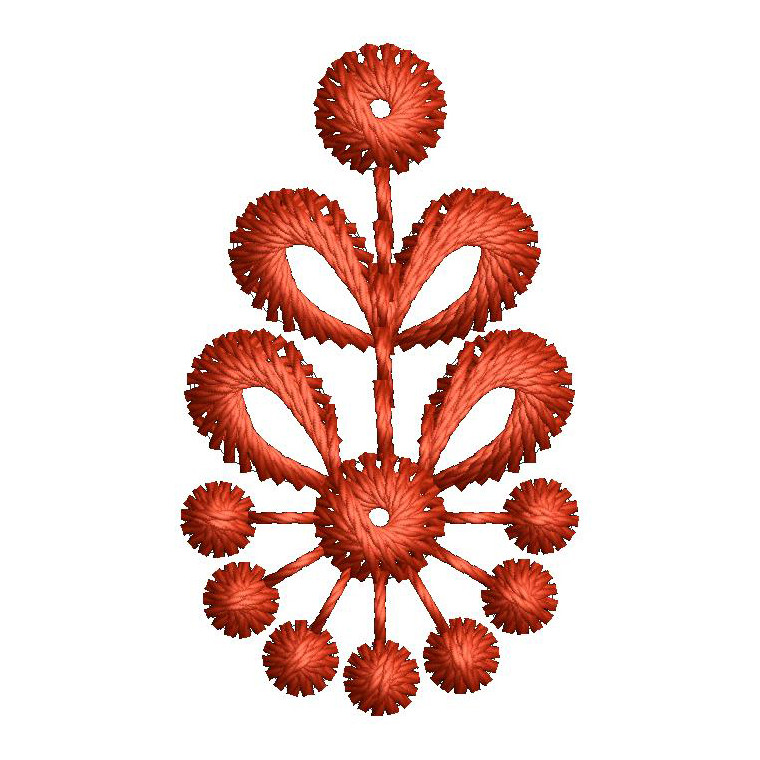 Stool Cover Embroidery Design