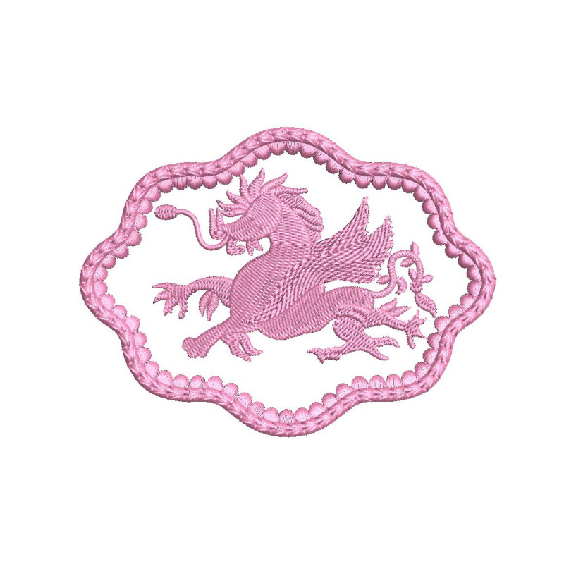 Striking Korean Dragon Embroidery Design