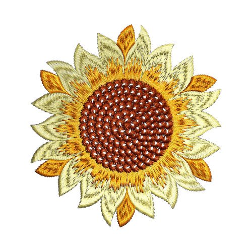 Sunflower Embroidery Pattern