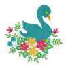 Swan Embroidery Pattern
