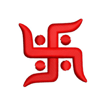 Swastik Embroidery Design