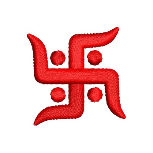 Swastik Embroidery Design