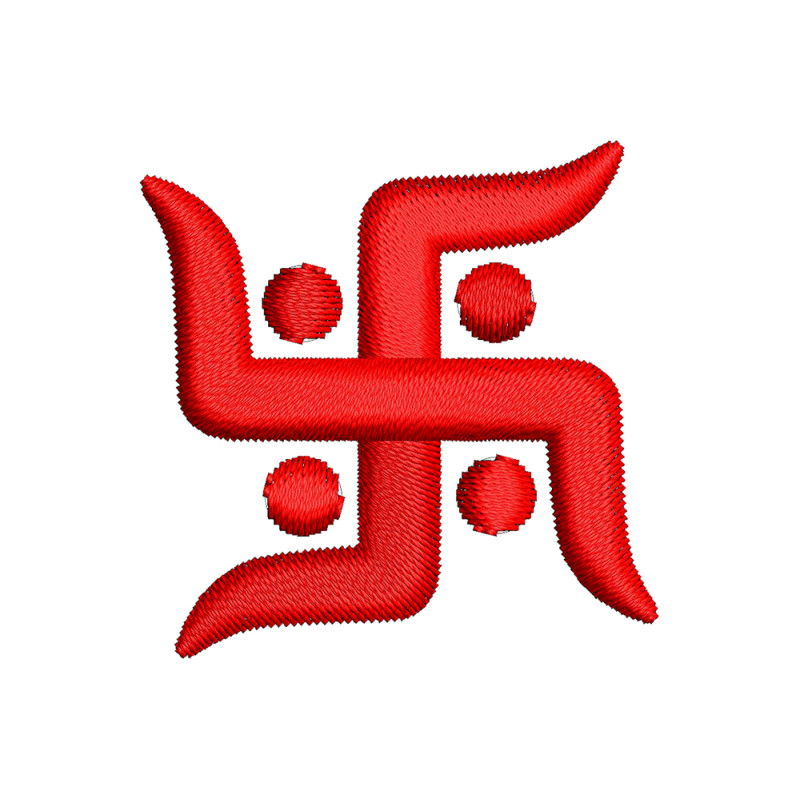 Swastik Embroidery Design