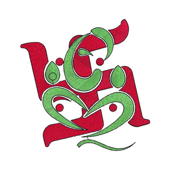 Ganesha Embroidery Design 23372