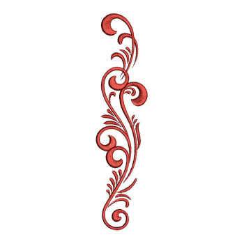 Swirl Embroidery Design