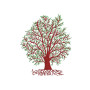 Symbolic Tree of Life Embroidery Design