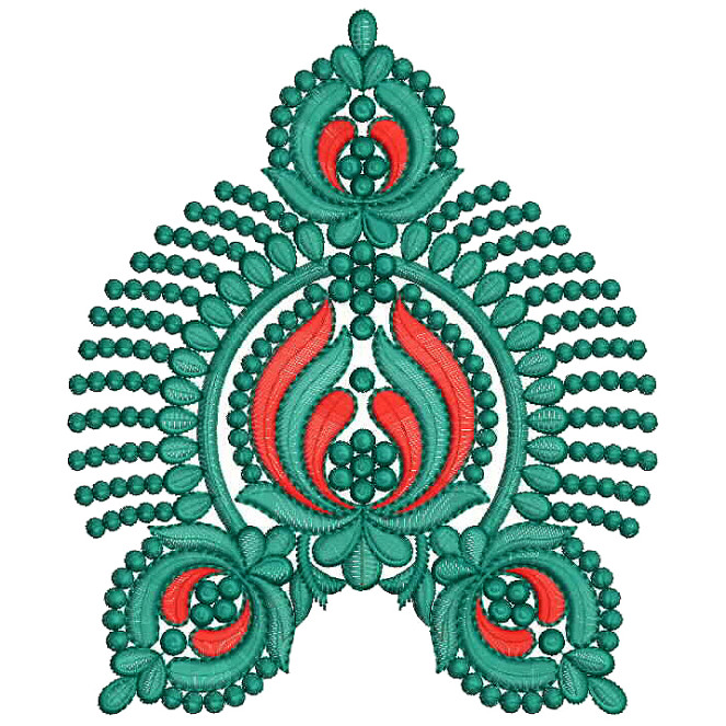 Table Cloth Style Embroidery Design 25358