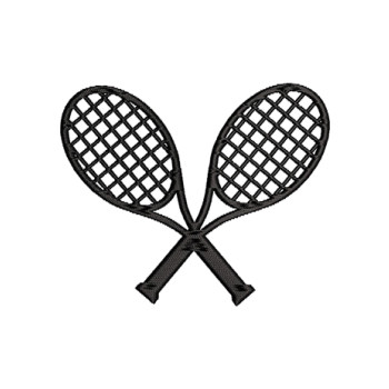 Tennis Embroidery Design