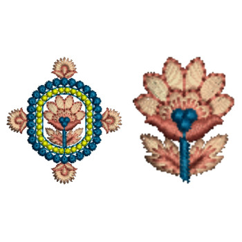 Thai Style Embroidery Patches