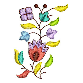 Tiny Colourful Applique For Kurti