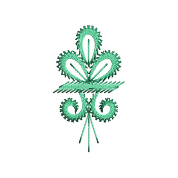 Tiny Embroidery Applique Pattern